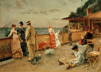 A. Stevens, Villa des Falaises, Sainte-Adresse da Alfred Emile Stevens