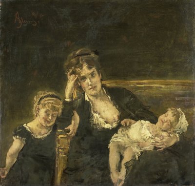 La vedova da Alfred Emile Stevens