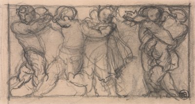 Gruppo di Cherubini (progetto per un fregio?) da Alfred Emile Stevens