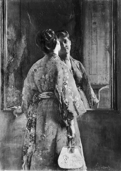 Il kimono giapponese da Alfred Emile Stevens
