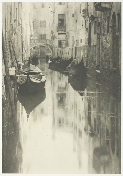 Un canale veneziano, 1894, stampato 1897 da Alfred Stieglitz