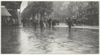 Una giornata piovosa sul Boulevard, Parigi da Alfred Stieglitz
