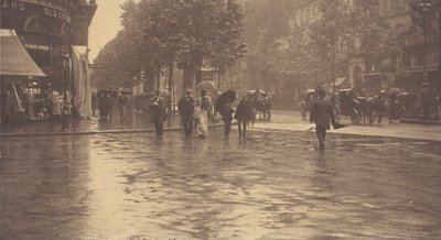 Una giornata piovosa sul Boulevard, Parigi da Alfred Stieglitz