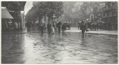 Un giorno piovoso sul Boulevard, Parigi, 1894, stampato 191832 da Alfred Stieglitz