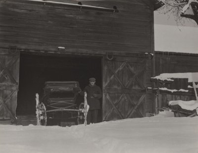 Fienile, Carrozza e Neve da Alfred Stieglitz