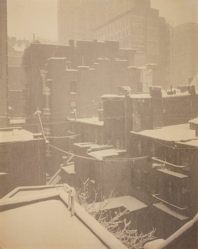 Dalla finestra posteriore da Alfred Stieglitz