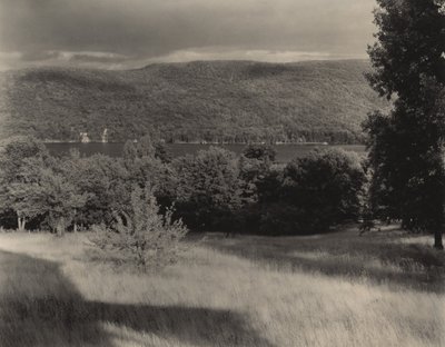 Lake George dalla collina da Alfred Stieglitz