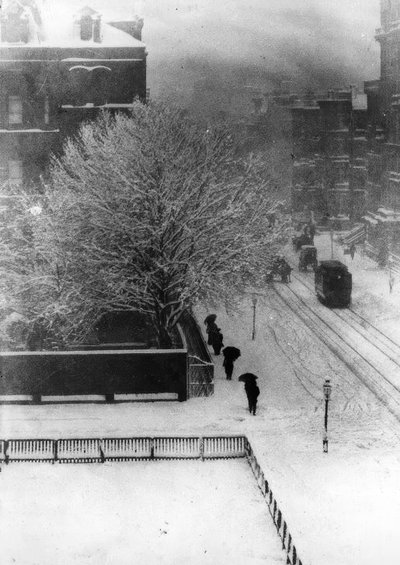 New York, scena di strada / Foto 1907 da Alfred Stieglitz