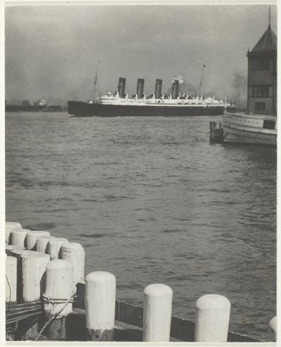 In partenza, il Mauretania da Alfred Stieglitz