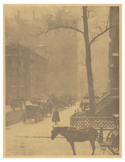 [La strada - Progetto per un manifesto] da Alfred Stieglitz