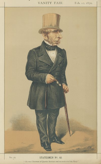 Mr John Somerset Pakington da Alfred Thompson