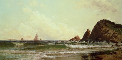 Scogliere a Cape Elizabeth, Porto di Portland, Maine, 1882 da Alfred Thompson Bricher