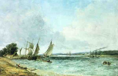 Paesaggio marino inglese da Alfred Vickers