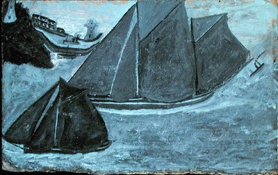 Barche al largo del porto da Alfred Wallis
