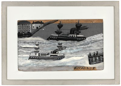 Cannoniere in tempo di guerra da Alfred Wallis