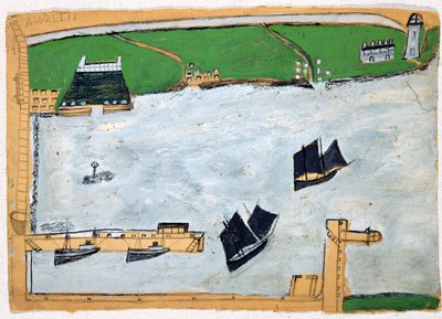 Baia di Mount con il Monte San Michele da Alfred Wallis