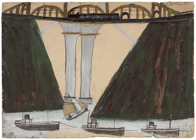 Ponte di Saltash, c. 1930 da Alfred Wallis