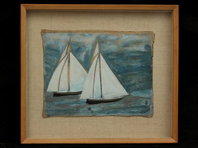 Due barche a vela, c.1930 da Alfred Wallis