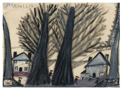 Due alberi da Alfred Wallis