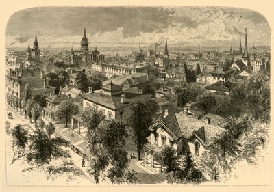 Città di Milwaukee da Alfred Rudolph Waud