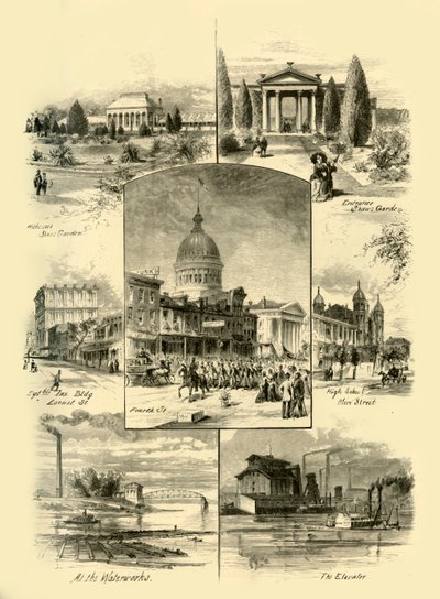 Scene a St. Louis, 1874 da Alfred Rudolph Waud