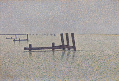 Il canale a Nieuwpoort, c. 1889 da Alfred William Finch