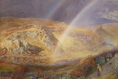 Un arcobaleno di novembre, Valle di Dolwyddelan, 11 novembre 1866, ore 13:00 da Alfred William Hunt