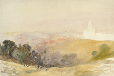 Durham dalle Colline Rosse, 1866-1880 da Alfred William Hunt