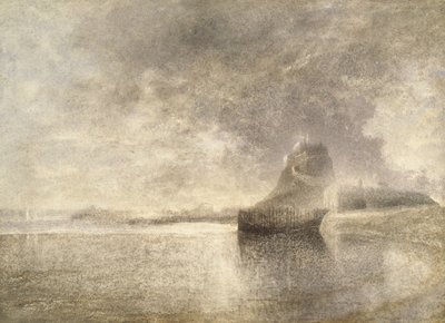 Castello di Holy Island, Northumbria, c.1882-3 da Alfred William Hunt