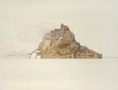 Mont St Michel dalle sabbie da Alfred William Hunt