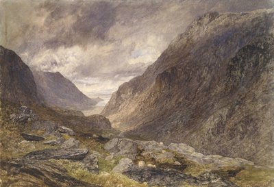 Passo di Llanberis, c.1853 da Alfred William Hunt