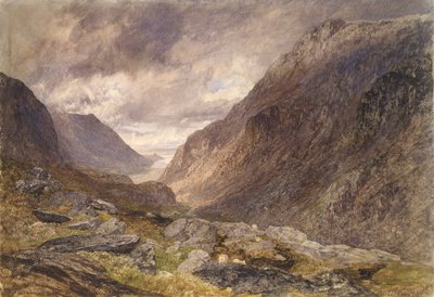 Passo di Llanberis, c1853 da Alfred William Hunt