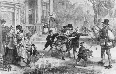 San Valentino, "Oh! Ecco il postino!" da Alfred William Hunt