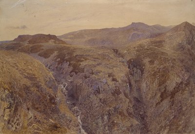 Paesaggio gallese, 1858 da Alfred William Hunt