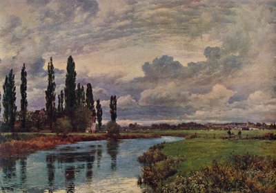 Pioppi nella valle del Tamigi, fine XIX secolo, 1935 da Alfred William Parsons