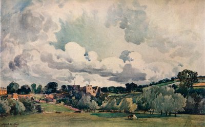 Castello di Ludlow, c1880 da Alfred William Rich