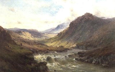Le cascate a Invergarry, Glen Till da Alfred de Breanski