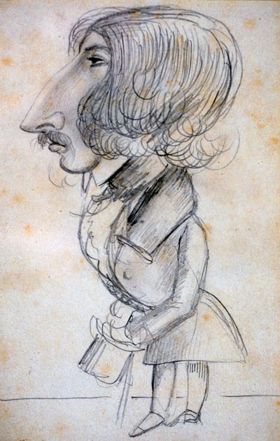 Autoritratto, 1838 da Alfred de Musset