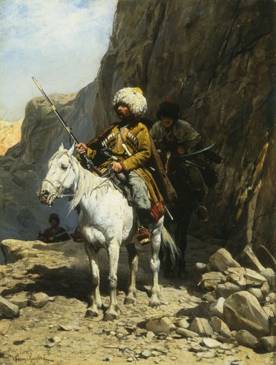 Il cosacco da Alfred von Wierusz Kowalski