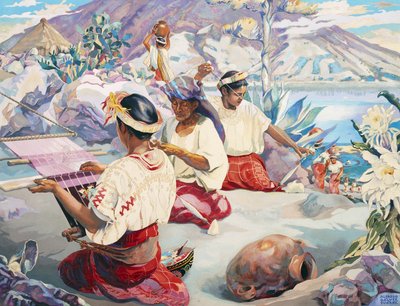 I tessitori di Atitlan da Alfredo Gálvez Suárez