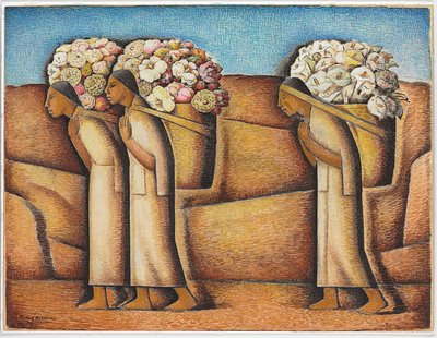 Vicino a Ixmiquilpan, c.1933 da Alfredo Ramos Martinez