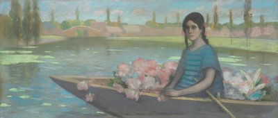Venditore di fiori da Alfredo Ramos Martinez