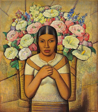 Venditrice di fiori, c.1934 da Alfredo Ramos Martinez