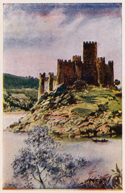 Castello di Almourol, Portogallo da Alfredo Roque Gameiro