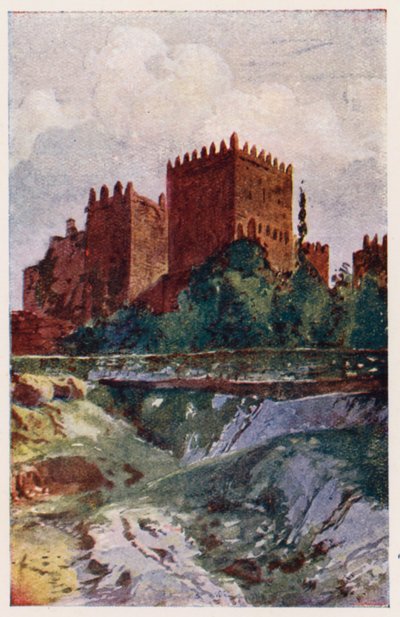 Castello di Guimaraes, Portogallo da Alfredo Roque Gameiro