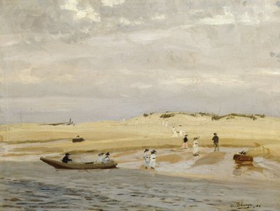 Figure su una spiaggia da Algernon Mayow Talmage