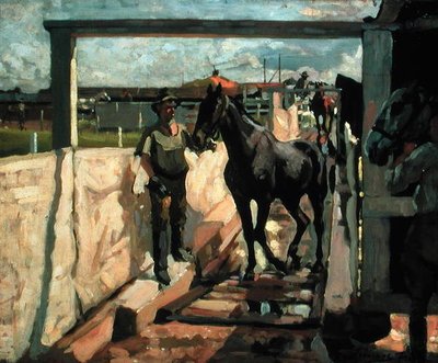 Il bagno di zolfo per la rogna, c.1918 da Algernon Mayow Talmage
