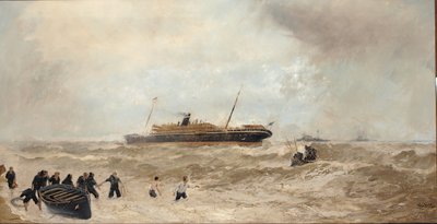 Naufragio della Delhi al largo di Capo Spartel da Algernon Yockney