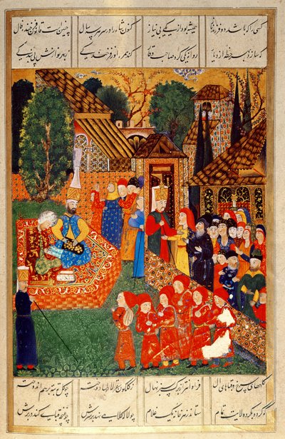 Un ufficiale giannizzero che recluta devsirme per il sultano Solimano I (1495-1566), dal 
