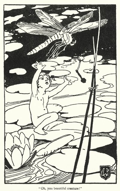 Illustrazione per The Water-Babies di Charles Kingsley da Alice Bolingbroke (after) Woodward